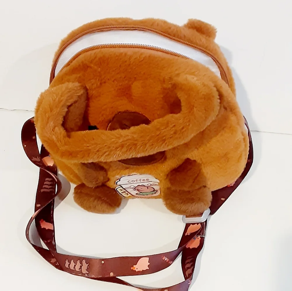 Capybara Plush Crossbody Bag Shoulder Bag For Kids